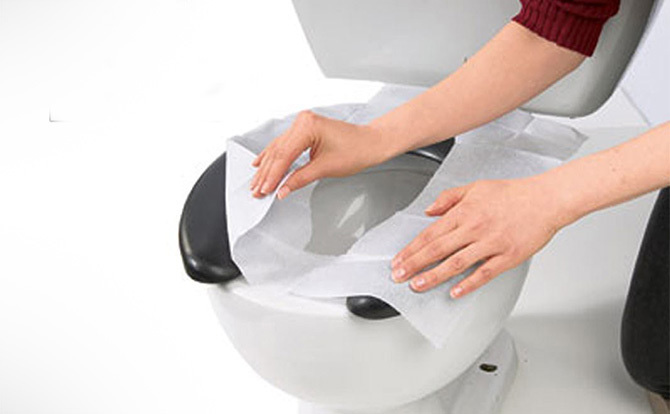 پوشش یکبار مصرف توالت چیست؟